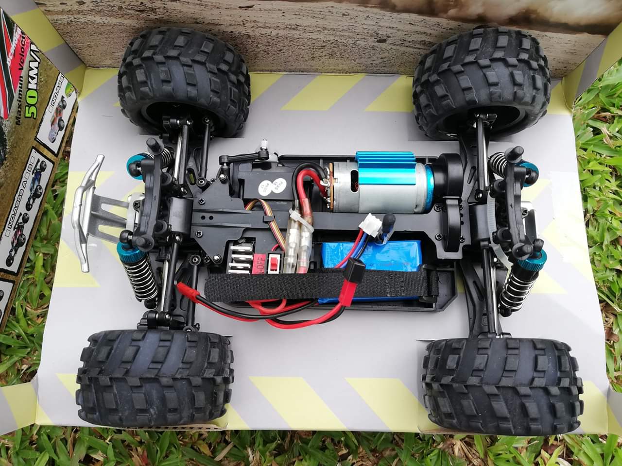 รถบังคับวิทยุ WLTOYS.A979Aขนาดสเกล 1/18 4WD 4X4 50KM.ชุดพร้อมเล่น