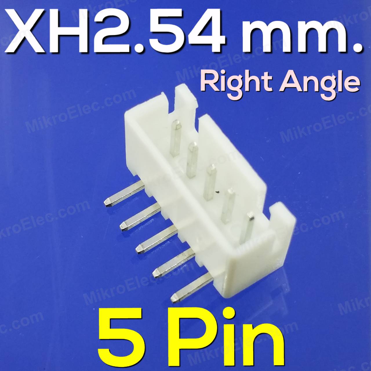 JST XH2.54 ขางอ 5ขา connector 5Pin Pitch 2.5mm Right Angle Terminal Male Plug socket PCB ขั้วต่อคอนเน็กเตอร์ ตัวผู้