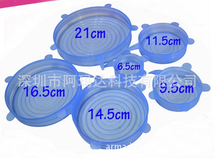 ฝาปิดถนอมอาหาร set 6 ชิ้น