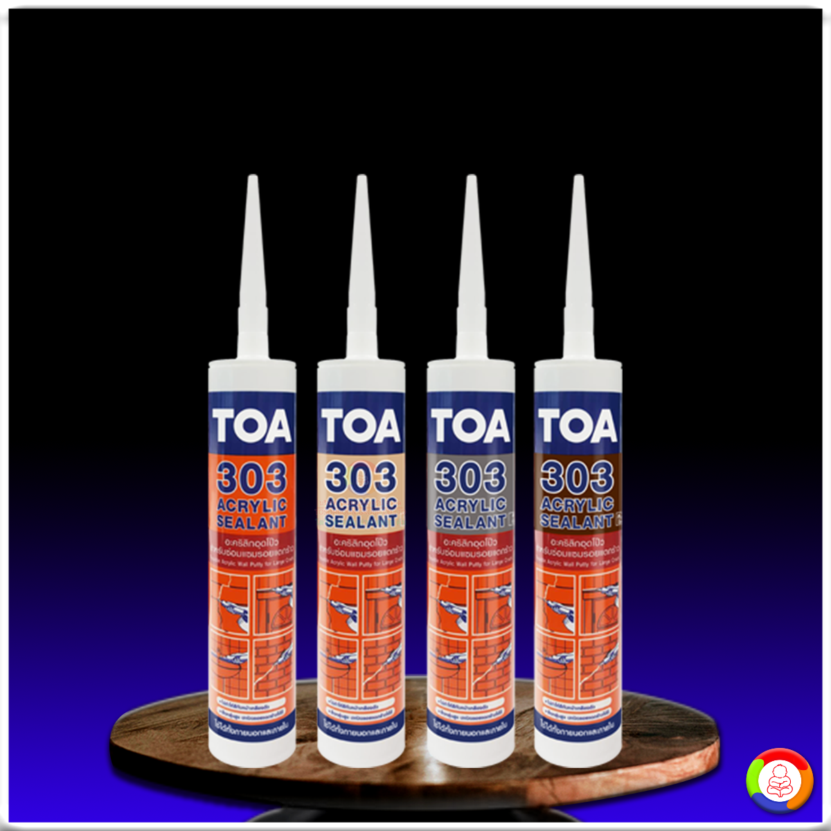 ทีโอเอ 303 อะคริลิก ซีลแลนท์ TOA 303 ACRYLIC SEALANT