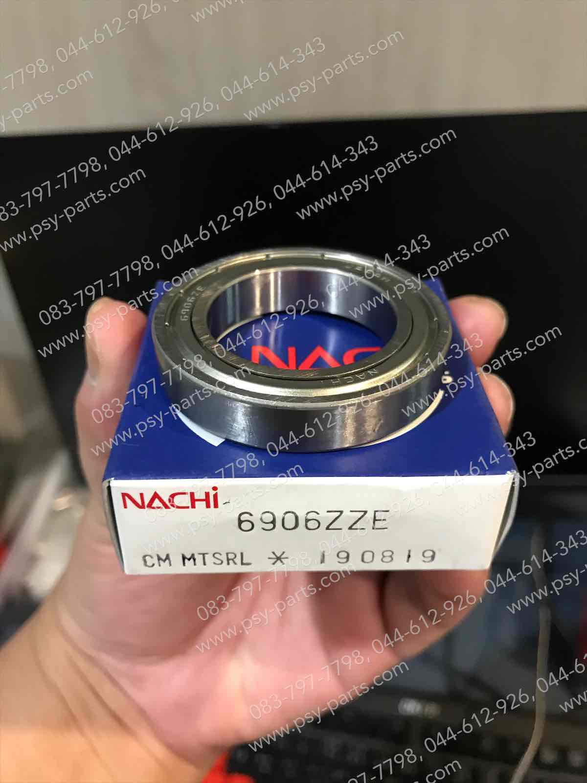 ลูกปืนตลับ 6906ZZE (NACHI) (ฝาเหล็ก 2 ข้าง)