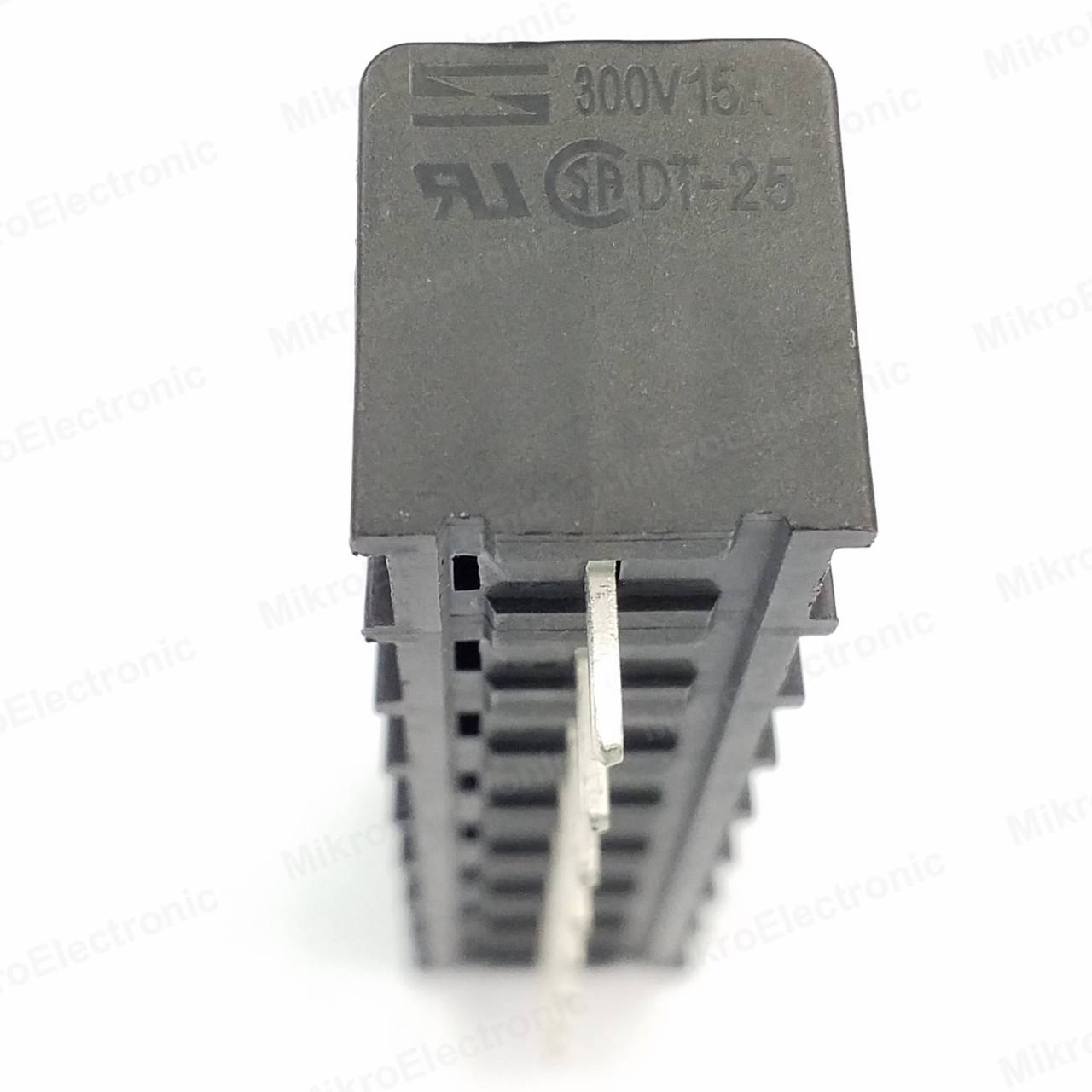 Barrier Terminal Block 8Pins Pitch 7.62mm 300V/15A Barrier Ends Type DT-25-B01W-08