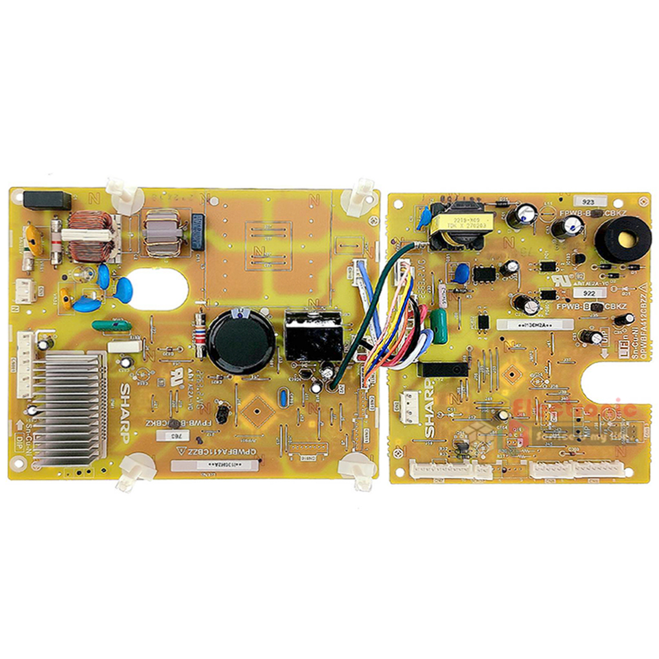 แผงบอร์ดตู้เย็นSHARP-ชาร์ป รุ่น SJ-X410T-SL/SJ-X380T-SL-อะไหล่ใหม่แท้บริษัท-ใช้ได้กับทุกรุ่นที่ทางร้านระบุไว้_อะไหล่ตู้เย็นชาร์ป
