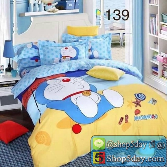 ชุดผ้าปูที่นอน(รวมผ้านวม) เกรดพรีเมี่ยม AAA++ สีไม่ตกไม่เป็นขุย