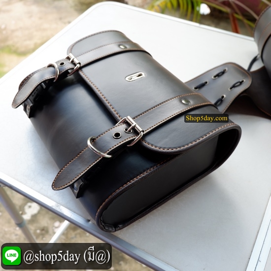 🔥 กระเป๋ารถมอเตอร์ไซค์ วินเทจ-คลาสสิค ✌️ มีสีดำ และ น้ำตาลไหม้