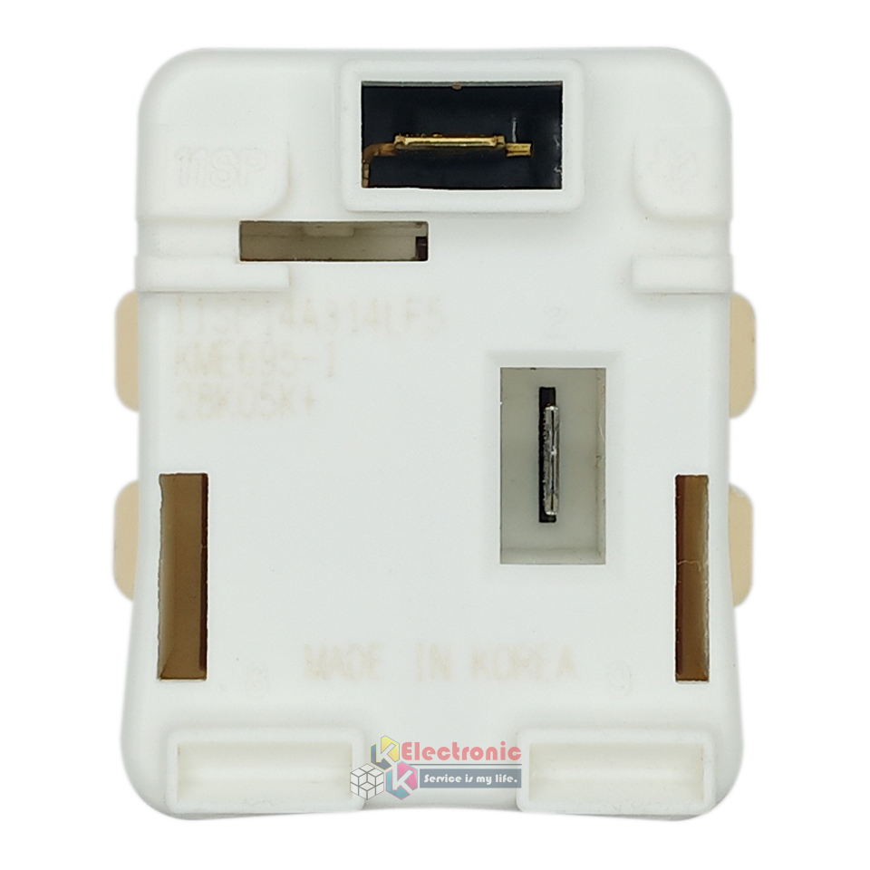 รีเลย์+โอเวอรืดหลดตู้เย็น Electrolux-อะไหล่แท้