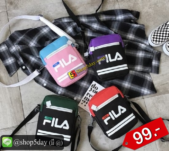 🔥กระเป๋าแฟชั่น สะพายข้าง Fila ฟิล่า No.flla B001