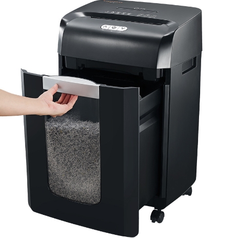 เครื่องทำลายเอกสารยี่ห้อBONSAII รุ่น S8415 ทำลายเอกสารครั้งละ 12 แผ่น 23 L