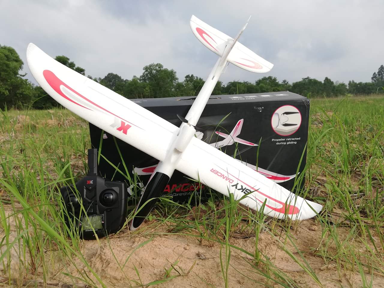 เครื่องบินบังคับวิทยุ รุ่น XK A700 SKY DANCER 3CH 2.4GHZ