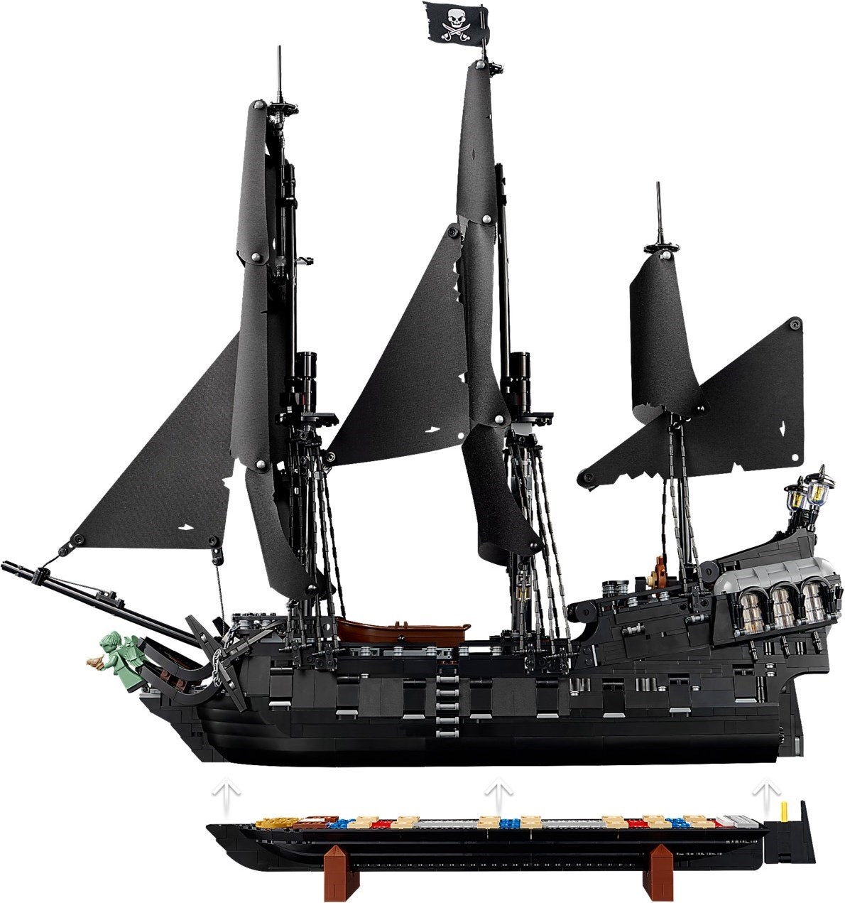 LEGO เลโก้ 10365 Captain Jack Sparrow's Pirate Ship (Black Pearl)
