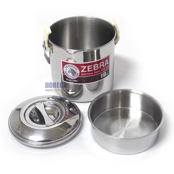 หม้อหิ้ว 10 ซม.มีตัวล็อคอัตโนมัติ หัวม้าลาย