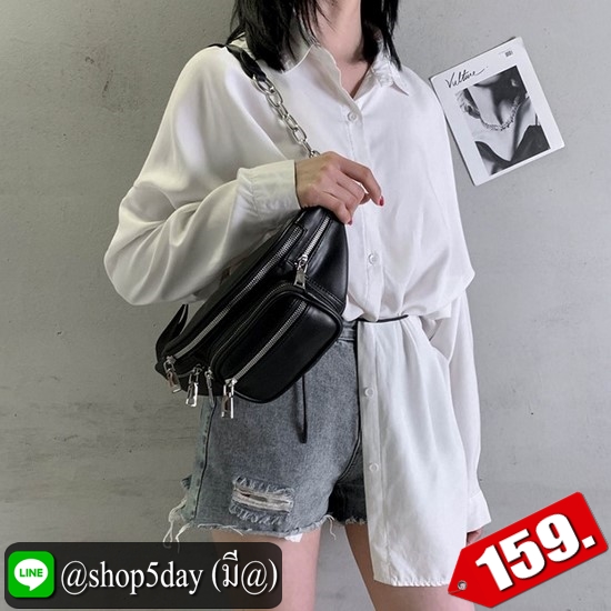 ♨️ กระเป๋าแฟชั่น คาดอก-คาดเอว หนัง PU OK ⚡️