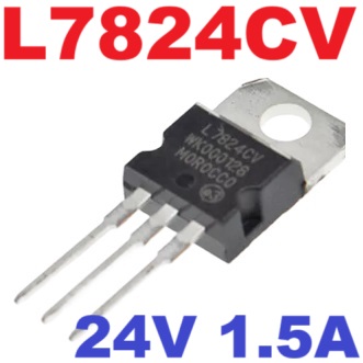L7824CV Positive Voltage Regulators 24V 1.5A Dual Gauge