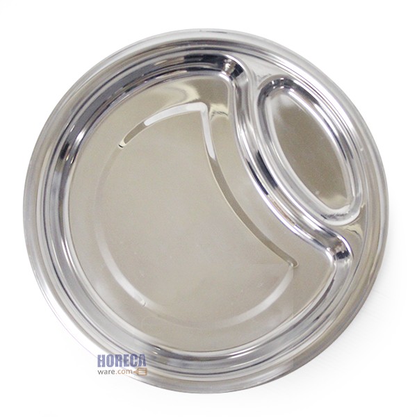 ถาดใส่สะเต๊ะ 32ซม. สแตนเลส ทีพี-tp