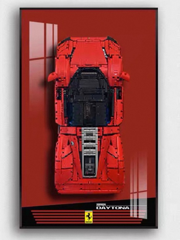 Display frame สำหรับ LEGO Technic เลโก้ 42143 Ferrari Daytona SP3