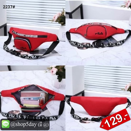 🔥กระเป๋าแฟชั่น คาดอก Fila ฟิล่า No.flla 129-E