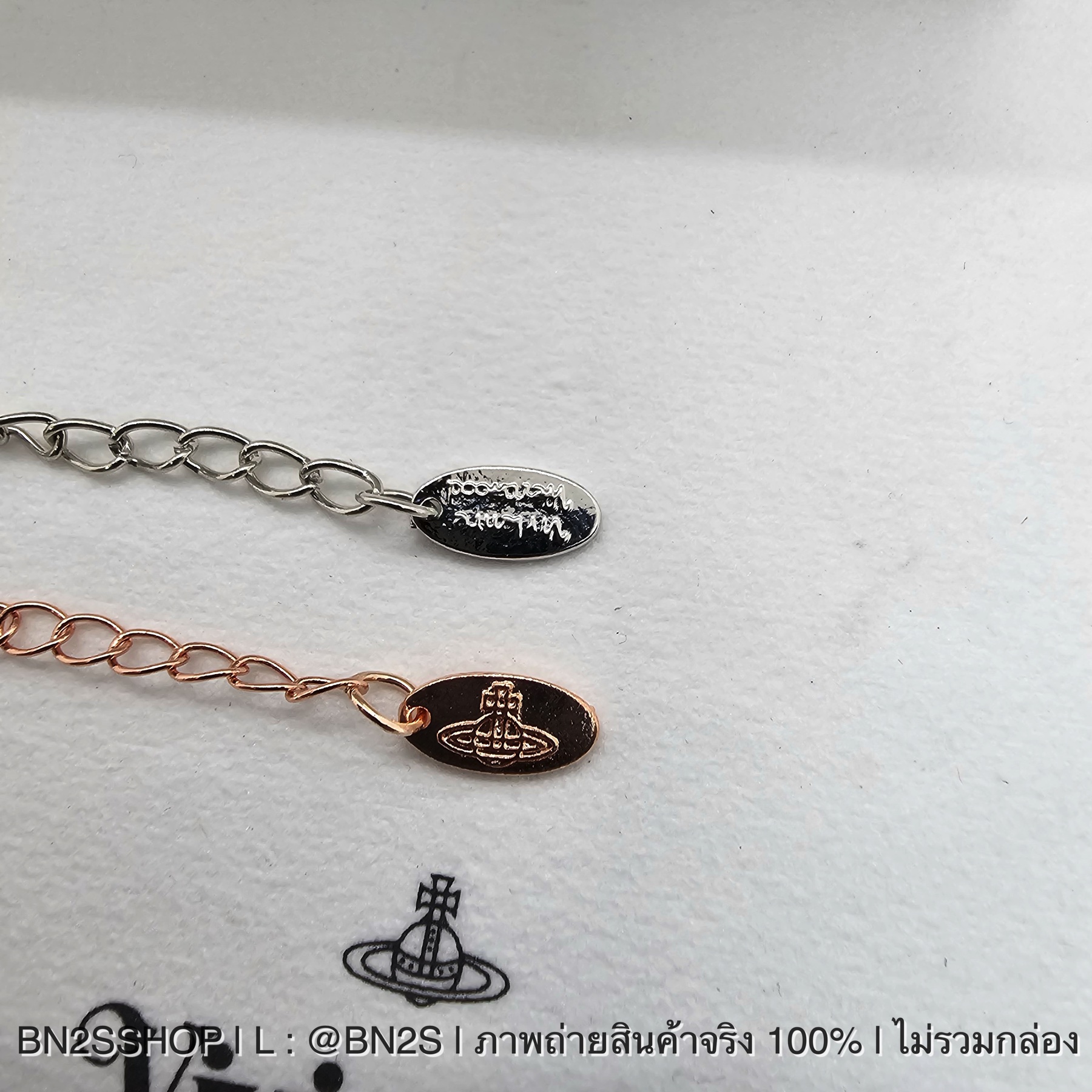 สีเงิน | Vivienne Westwood Petra Necklace Pendant สร้อยคอสายโซ่ จี้หัวใจ Petra ยี่ห้อ วิเวียน เวสทวู๊ด งานปั๊มโลโก้ตัวจี้