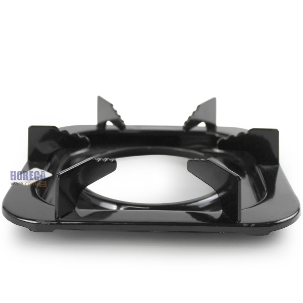 อะไหล่ จานครอบหัวเตา เหลี่ยม 9นิ้ว สีดำ ตรานาโนเทค