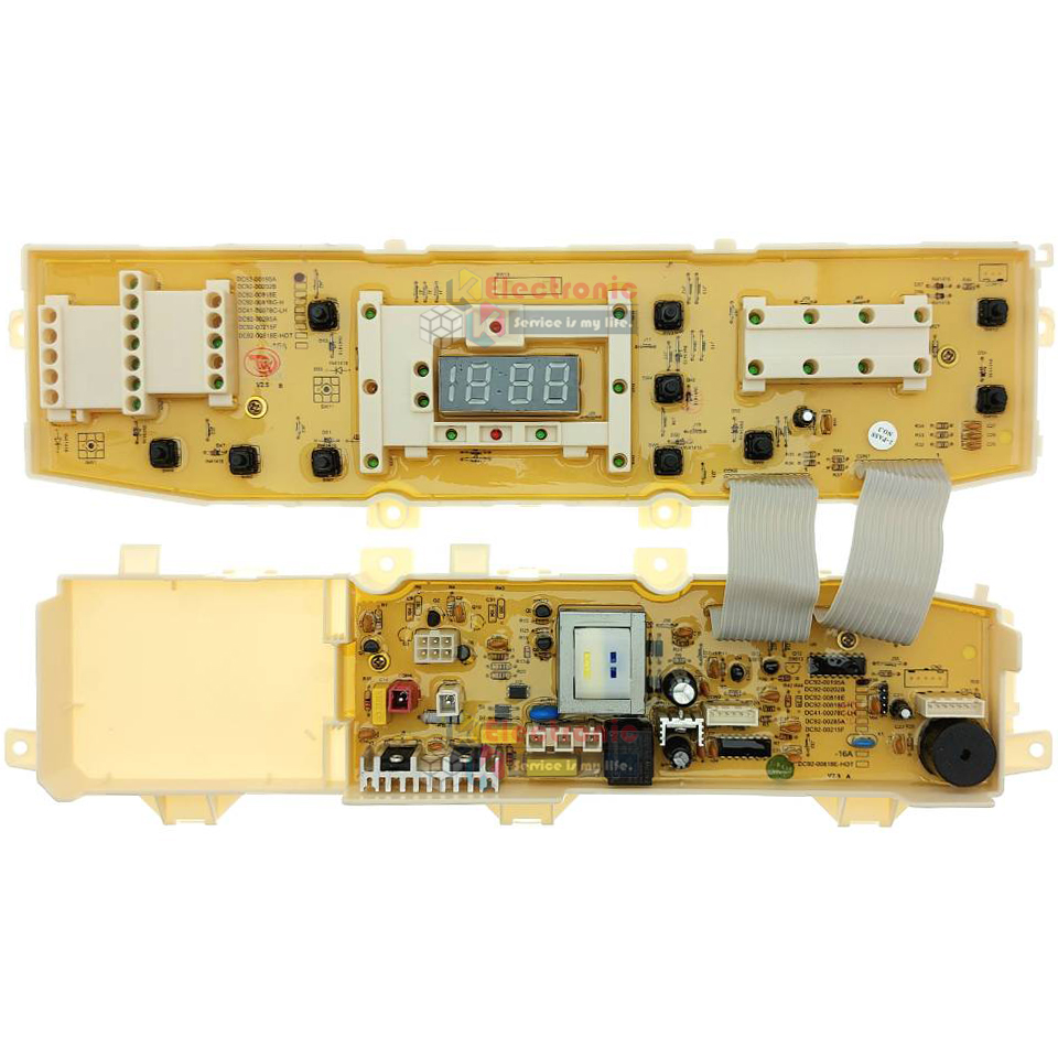 บอร์ดเครื่องซักผ้า Samsung_ซัมซุง อะไหล่เทียบเหมือนแท้ รุ่น WA12P9PEC1/XST,WA13P9PEC1/XST,WA14P9PEC1/XST*ใช้ได้กับทุกรุ่นที่ทางร้านระบุไว้*DC92-00147B