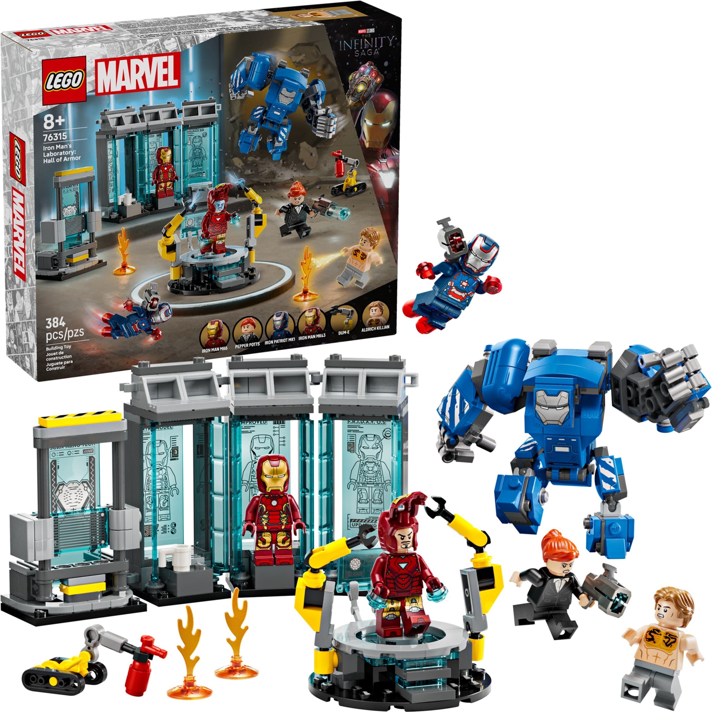 LEGO Super Heroes เลโก้ 76315 Iron Man's Laboratory: Hall of Armor