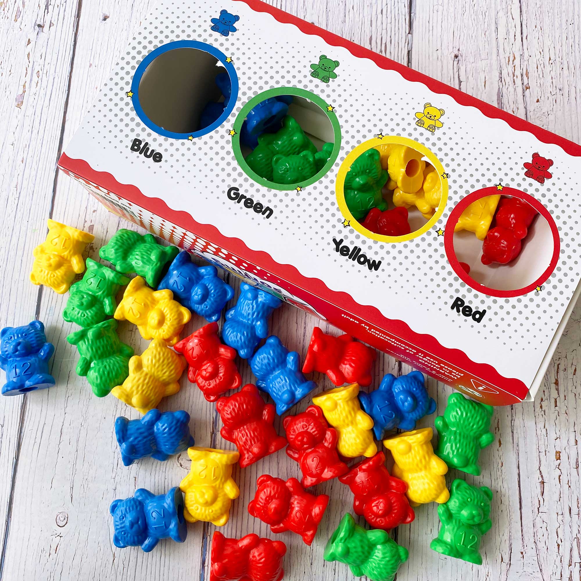 เกมแยกสีน้องหมี (Bear Sorting)