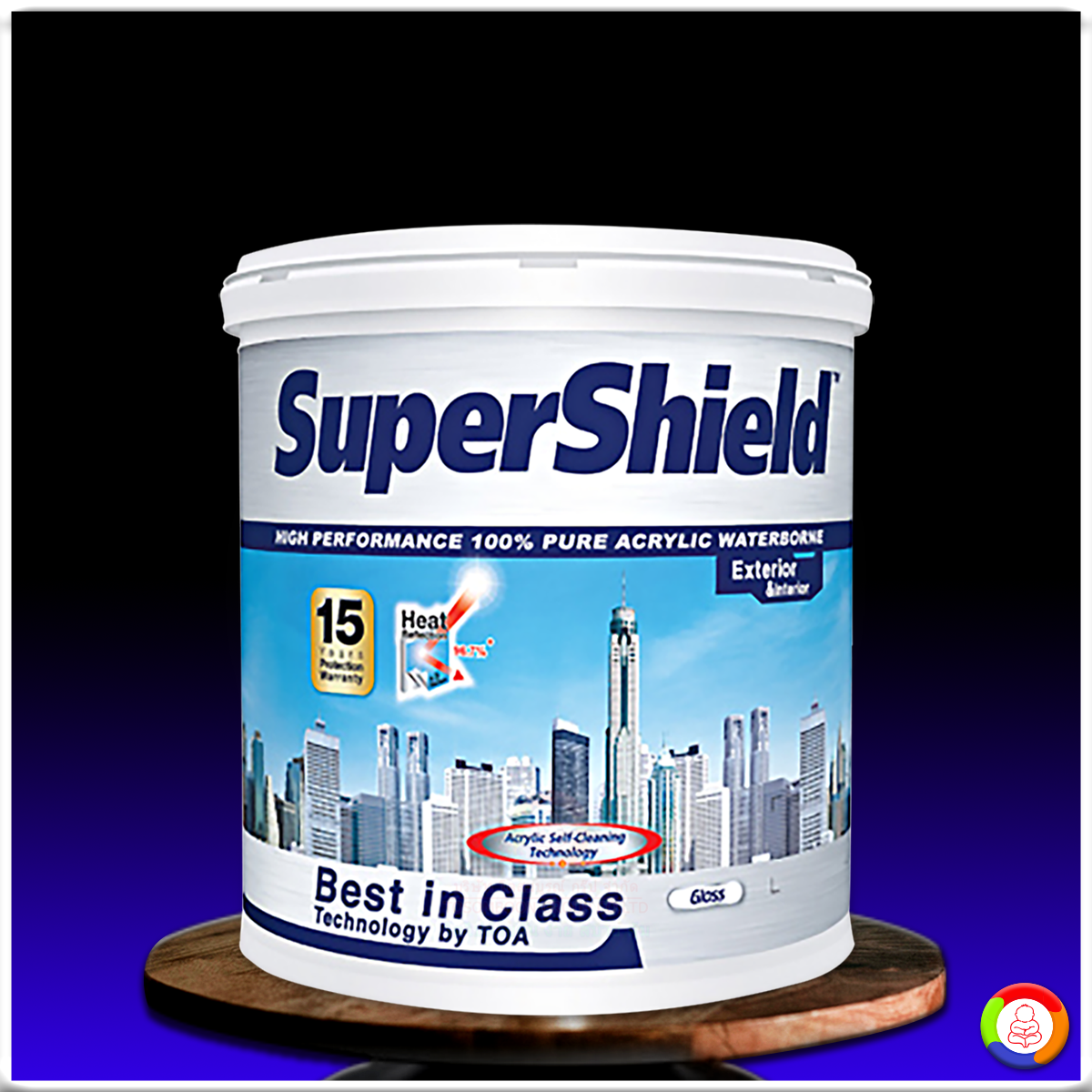 ซุปเปอร์ชิลด์ สีน้ำอะคริลิก ชนิดเงา SuperShield Titanium Gloss