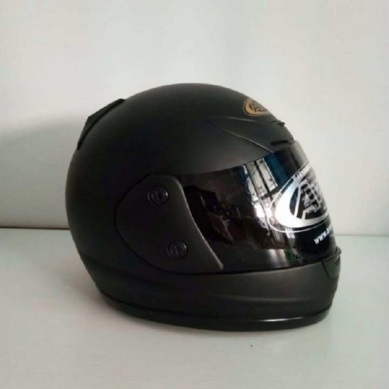 AVEX หมวกกันน็อคเต็มใบ ราคาถูก รุ่นXR ล้วน สีดำด้าน แว่นดำ