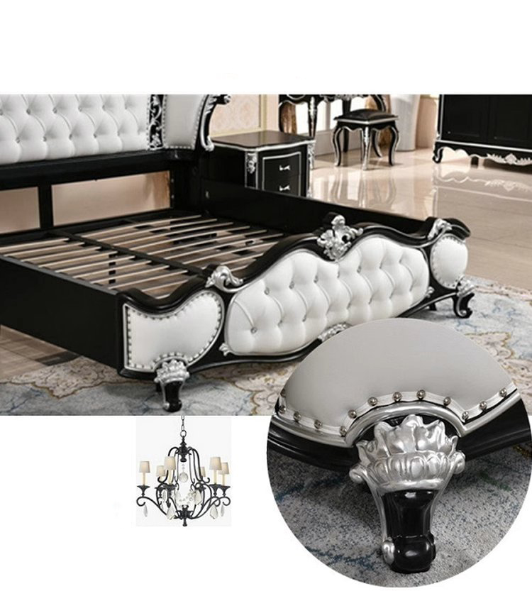 เตียงเจ้าหญิง เตียงหลุยส์ เตียงนอนหลุยส์ รุ่น Dearna