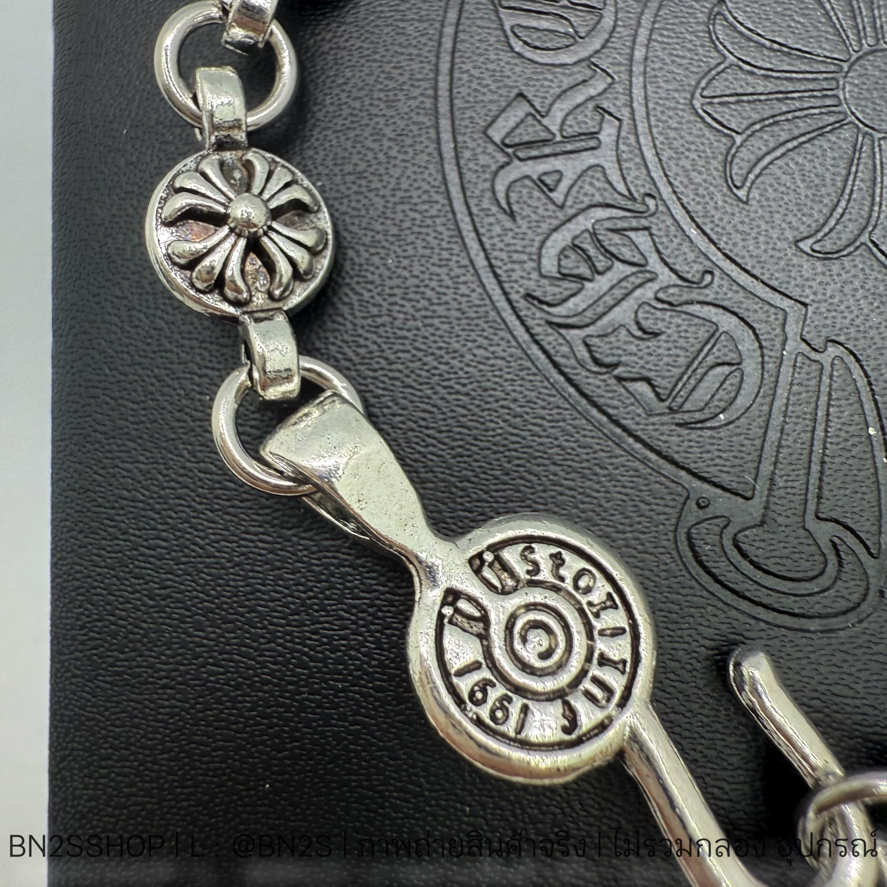 Chrome Hearts Ball Bracelet สร้อยข้อมือผู้ชายโครมฮาร์ท งานวินเทจ อะไหล่เงิน Must Have Item งานที่ต้องมีนะคะ ภาพงานจริง