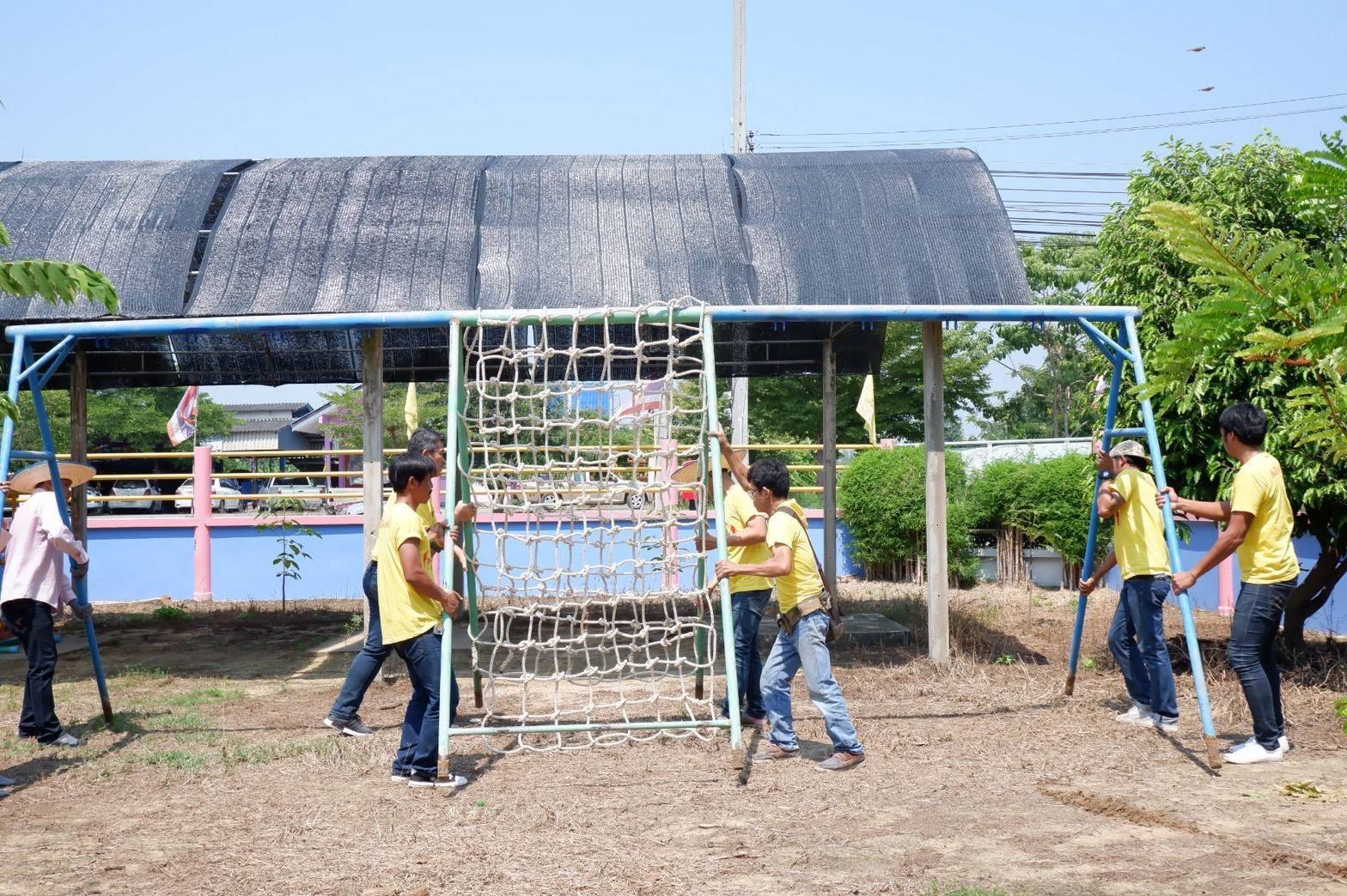 ตาข่ายเชือกใยยักษ์ ขนาด 16 mm.ช่องตา 25 x 25 cm. (ผลิตได้ทุกขนาด)