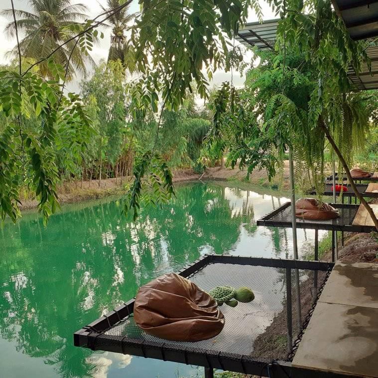 ตาข่ายแพนอน ตาข่ายถ่ายรูป 💧ขนาด 1.8 x 1.8 m.💧แถมเชือกมัดติดตั้ง💧