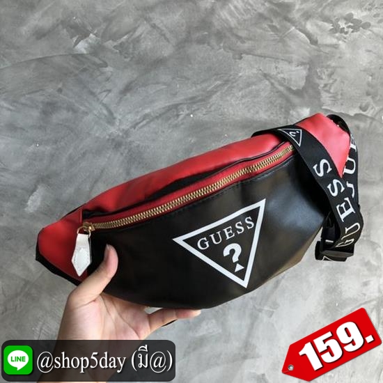 🤟 กระเป๋าหนัง PU คาดอก-คาดเอว 🥰 GUESS