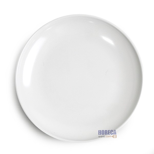 9 inch shallow round lotus leaf plate [cream color] smiling fish