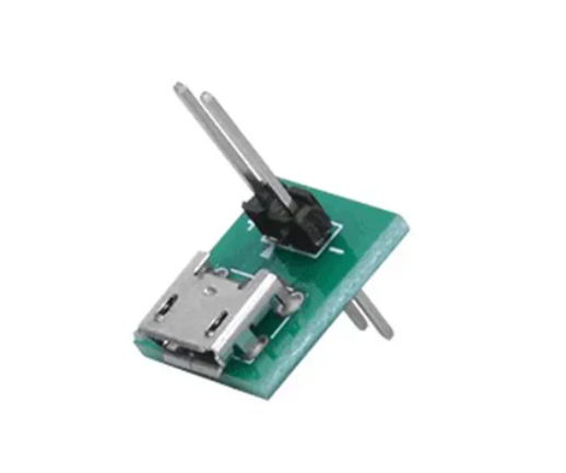 micro USB to Male 2.54mm double Pin Header converter module for power supply