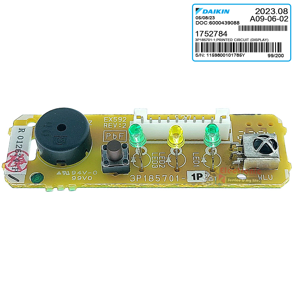 ชุดแผงตัวรับสัญญาณรีโมทแอร์DAIKIN-ไดกิ้น ใช้ได้ทั้งหมด 22 รุ่นที่ระบุไว้-อะไหล่ใหม่แท้บริษัท #อะไหล่แอร์DAIKIN