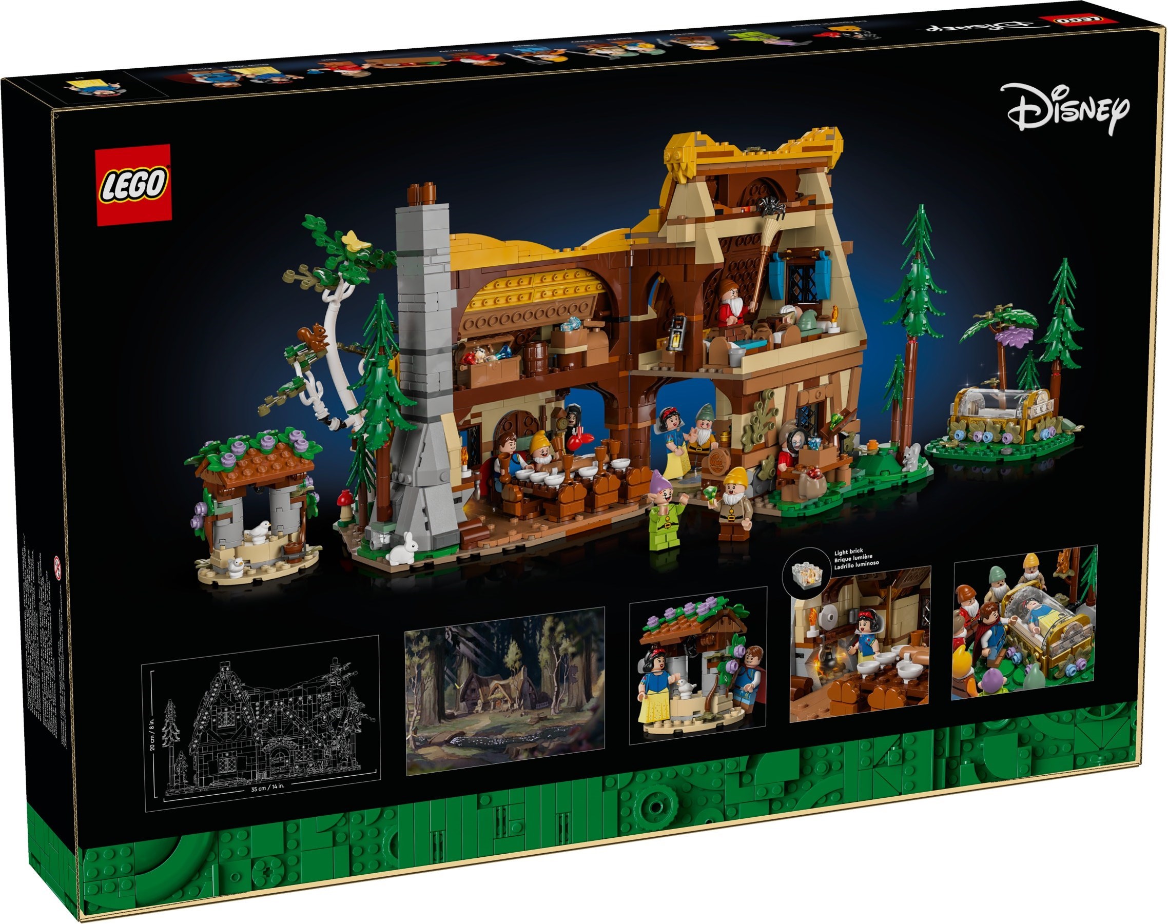 LEGO Disney 43242 เลโก้ Snow White and the Seven Dwarfs' Cottage