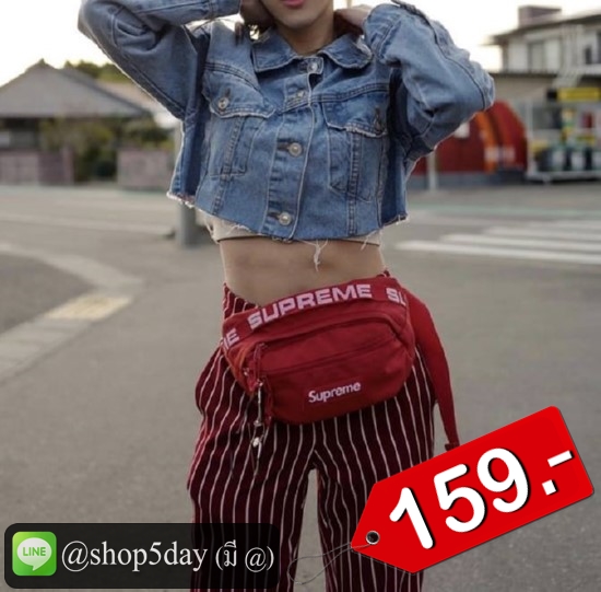 🔥กระเป๋าแฟชั่น กระเป๋าคาดอก Supreme No.B33001