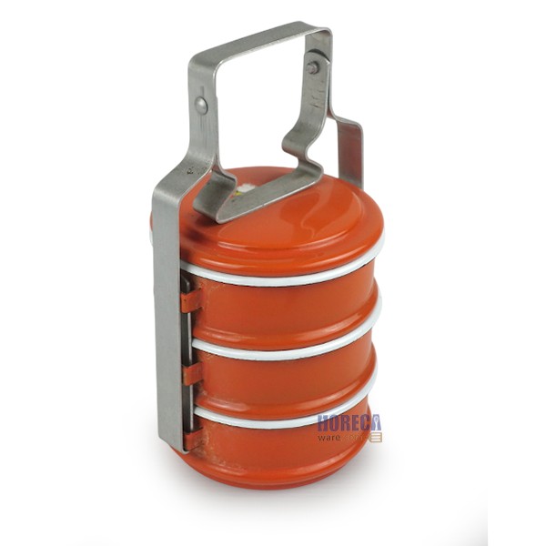 Colorful lunch box 10/3, two colors, white edge (red, orange, blue, purple, dark green, light green), rabbit-happy