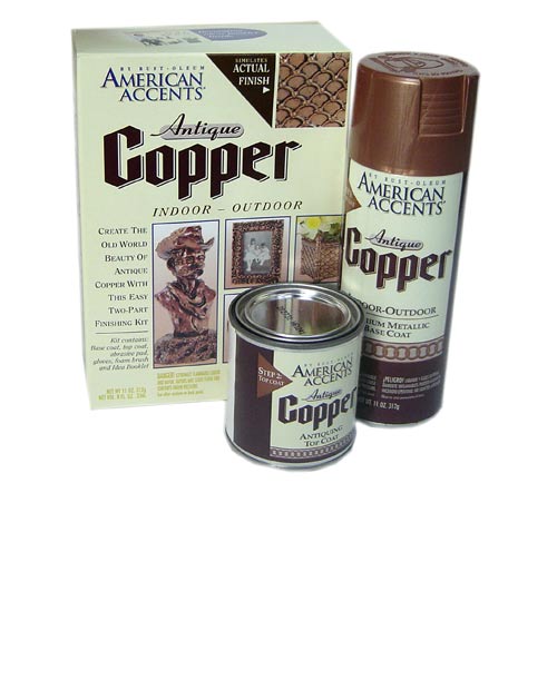 สีทองแดงโบราณ Rust-Oleum American Accents Antique Copper Spray Kit
