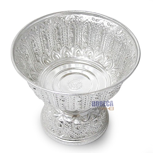 Lao pattern tray, silver, 20 cm, seal