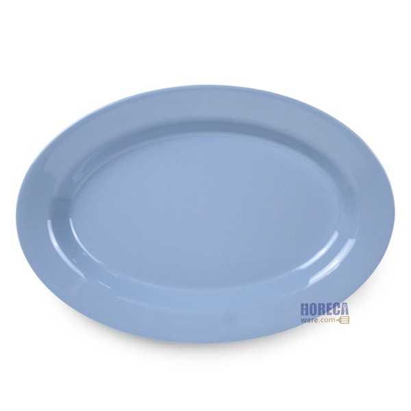 11-inch blue plate, Melamineware brand