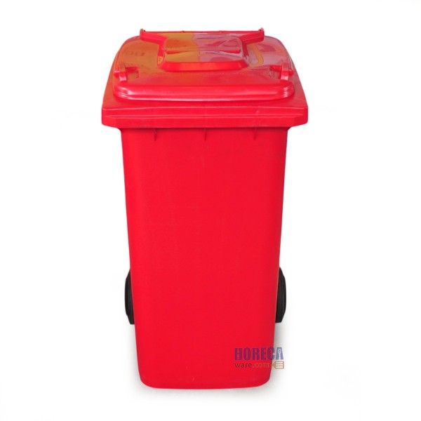 ถังขยะ OTTO 240L ฝาช่อง 58x65x99x106 แดง ฟลาวเวอร์แวร์