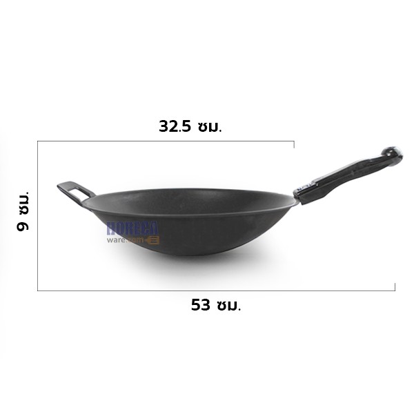 กระทะด้ามเทฟล่อน เบอร์ 14 ตราสตางค์