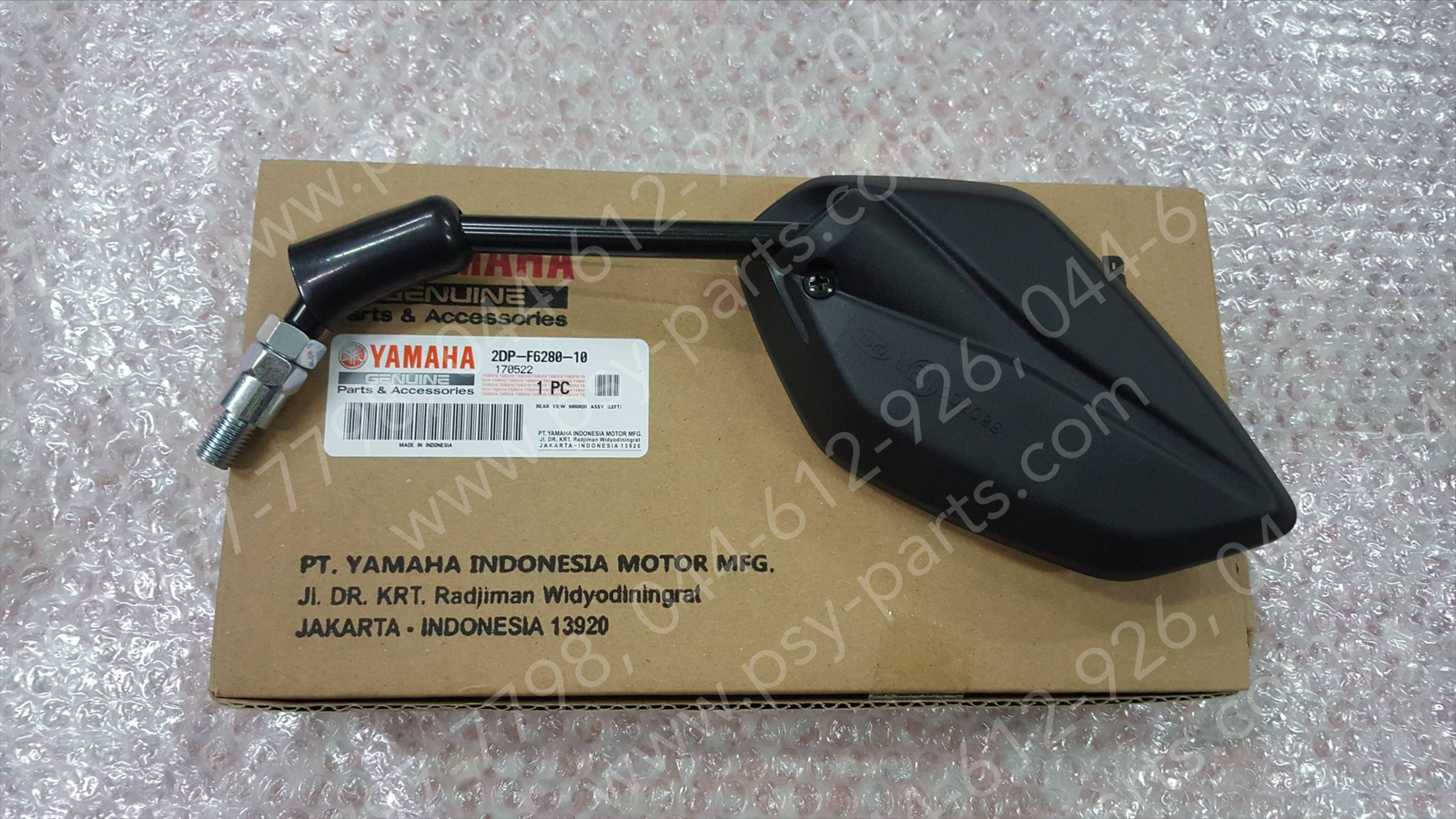 กระจกส่องหลัง NMAX/20, NMAX แท้ๆ ด้านซ้าย 2DP-F6280-10