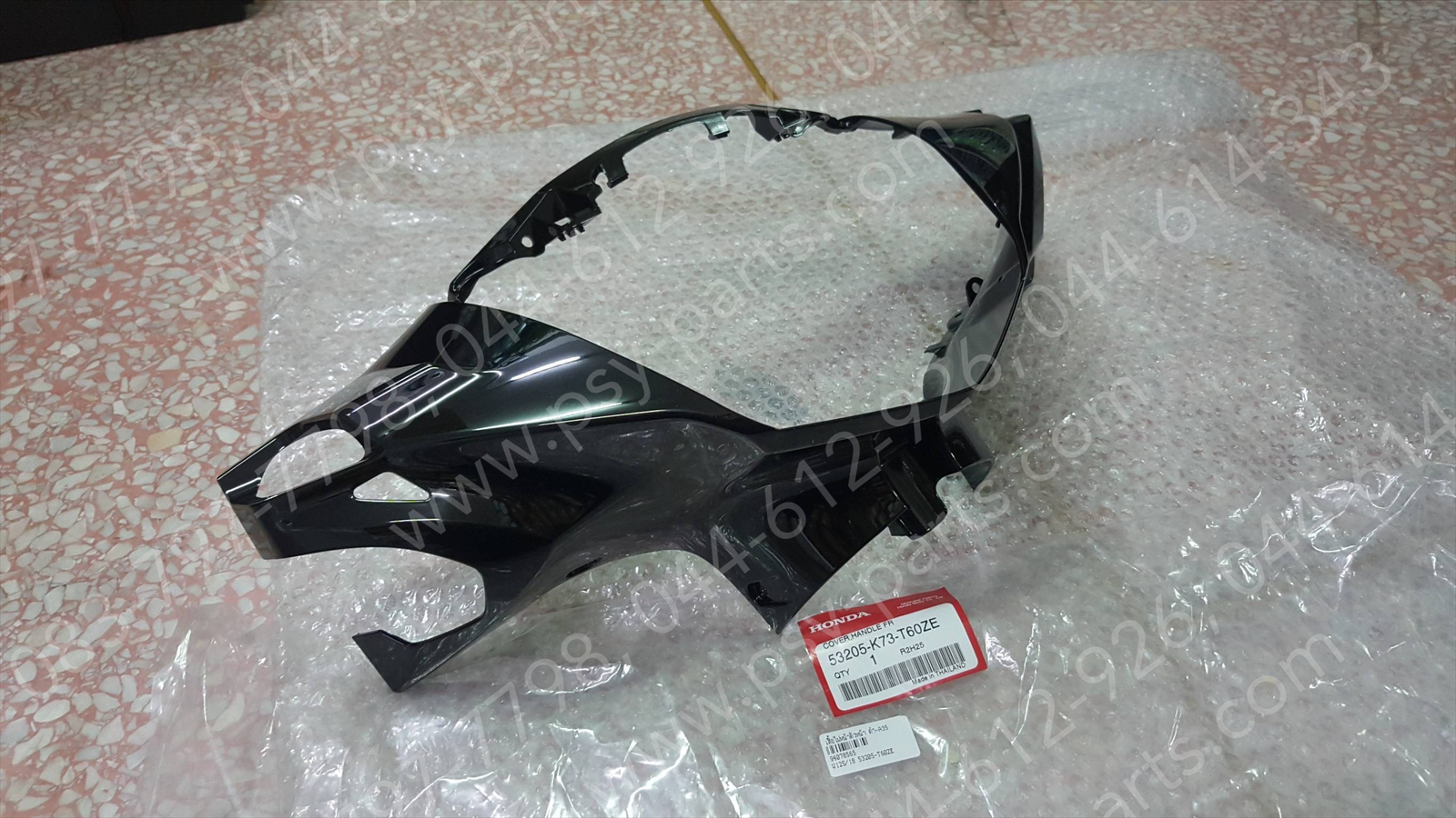 เสื้อไฟหน้าตัวหน้า WAVE 125-I/18 แท้ๆ สีดำ (A35) 53205-K73-T60ZE