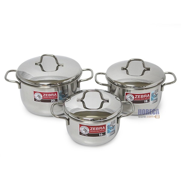 ชุดหม้อ Extra lnfinity ll 6ชิ้น หัวม้าลาย