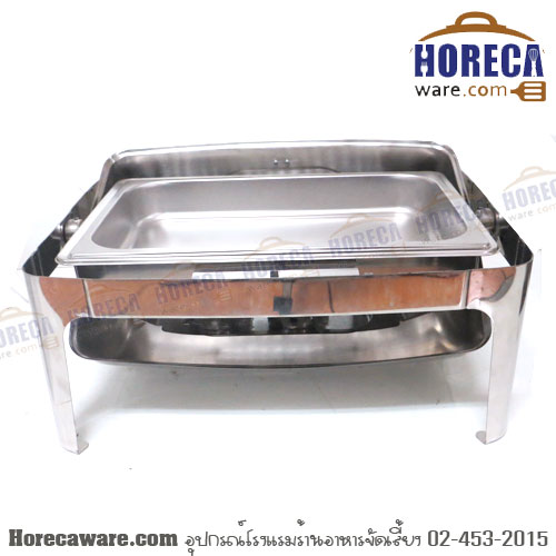 ชุดอ่างอุ่นอาหารเหลี่ยมใหญ่ ช่องกระจก โกโก [gg-fc-01]