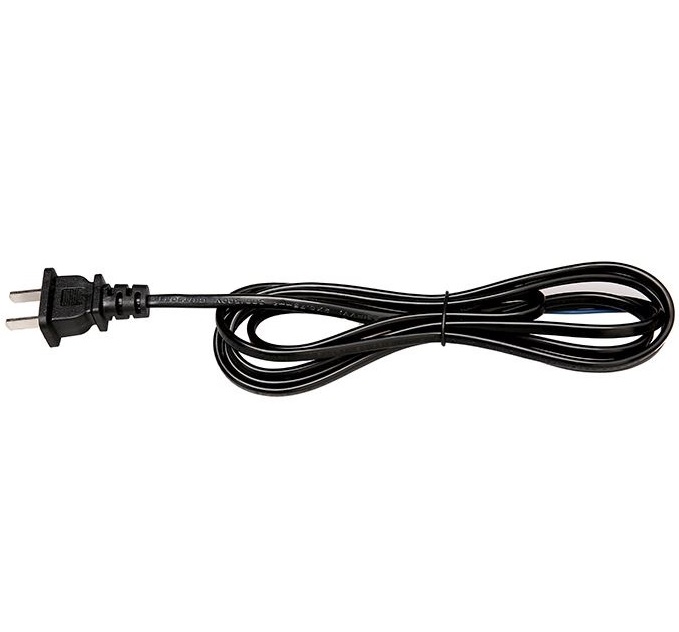 ปลั๊กตัวผู้ 2 ขา ขนาด 2x0.75 sq.mm. ยาว 1 เมตร 250V 8A Pure copper national standard power cord two plug power cord 2*0.75 sq.mm. 1 meter สายไฟพร้อมหัวปลั๊ก
