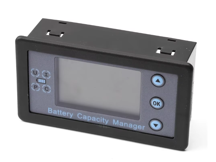 เครื่องวัดแรงดันไฟฟ้า Va9510 Battery Capacity Manager LCD Monitor Coulometer Manage Battery Life 8-120V 0-200A for Radio Frequency Attenuators