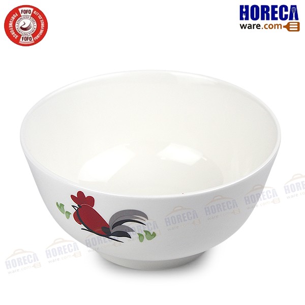 [Chicken pattern] 6-inch tall bowl, ceramic